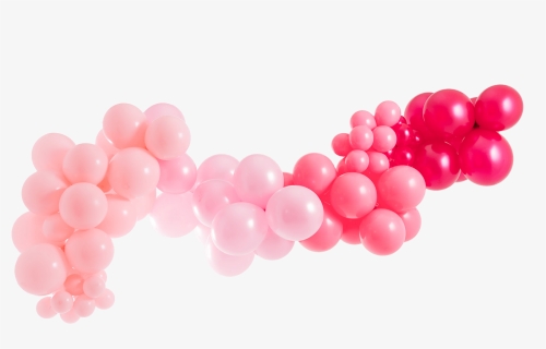 Ombre Pink Balloon Garland, HD Png Download, Free Download