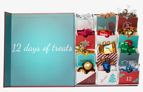 Christmas Candy Calendar Gift - Greeting Card, HD Png Download, Free Download