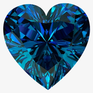 #heart #hearts #blue #diamond #love - Diamond, HD Png Download, Free Download