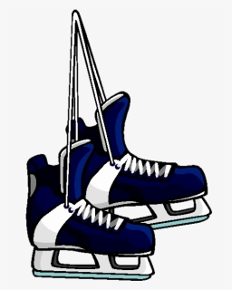Hanging Ice Skates Png Image Background - Ice Hockey Skates Clipart, Transparent Png, Free Download