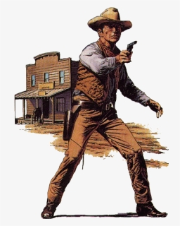 Cowboy Png Transparent - Wild West Cowboy Transparent, Png Download, Free Download