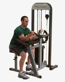 Body Solid Pro Select Bicep & Tricep Machine - Bicep Machine, HD Png Download, Free Download
