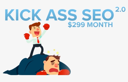 Kick Ass Seo $299 - Cartoon, HD Png Download, Free Download