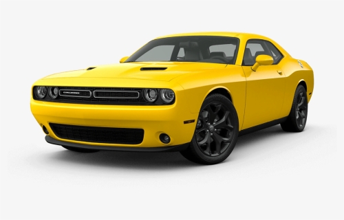 Dodge Challenger Sxt Yellow - 2020 Dodge Challenger White, HD Png Download, Free Download