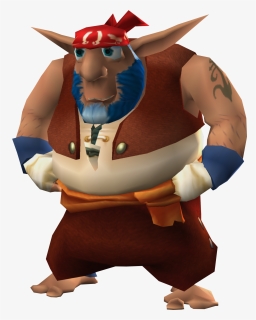 Jak And Daxter Fisherman, Png Download - Cartoon, Transparent Png, Free Download