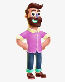 Plasticine Man Cartoon Vector Character Aka Gerald - Cartoon, HD Png Download, Free Download