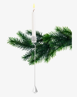 Transparent Christmas Candle Png - Christmas Tree Candle Holder, Png Download, Free Download