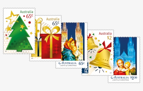 Australia Post Christmas Postage To Uk - Australia Christmas Stamps 2017, HD Png Download, Free Download
