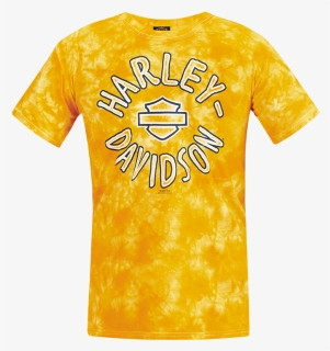 Harley Davidson® Youth Yellow Splash T Shirt •buffalo - Active Shirt, HD Png Download, Free Download