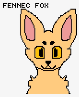 Meh Little Fennec Fox - Blank Fox Pixel Art, HD Png Download, Free Download