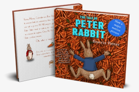Peter Rabbit Mock Up Bg Size - Book Cover, HD Png Download, Free Download