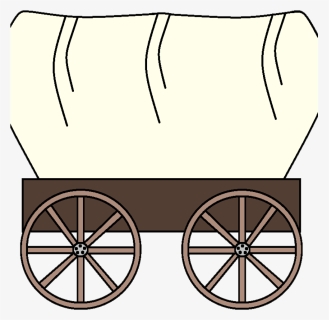 Wagon Clipart Clip Art - Drawing Oregon Trail Wagon, HD Png Download, Free Download