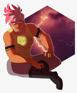 Thunder Man Thunderstorm Me Up - Cartoon, HD Png Download, Free Download
