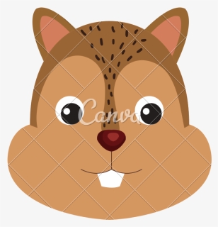 Cute Cartoon Chipmunk Icons By Canva - Cartoon Chipmunk, HD Png Download, Free Download