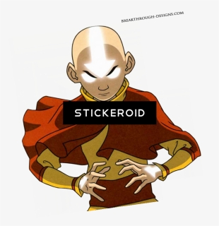 Last Airbender Cartoon Aang , Png Download - Avatar Aang Png, Transparent Png, Free Download