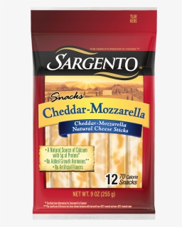 Sargento® Cheddar Mozzarella Natural Cheese Snack Sticks"  - Sargento Cheese, HD Png Download, Free Download