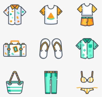 Summer Clothes Clipart Png, Transparent Png, Free Download