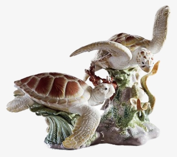 Lladró Porcelain Sea Turtles - Lladro Turtle, HD Png Download, Free Download