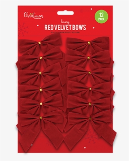 Red Velvet Christmas Bows - Wrapping Paper, HD Png Download, Free Download