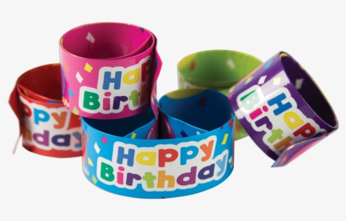 Happy Birthday Balloons Slap Bracelets Alternate Image, HD Png Download, Free Download