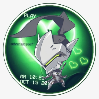 Overwatch Genji Icon Ninja Overwatchicon - Cartoon, HD Png Download, Free Download