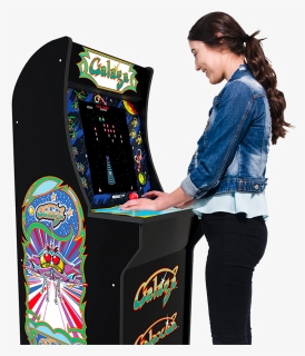 Galaga Arcade Cabinet"  Class="lazyload Lazyload Fade - Galaga Arcade, HD Png Download, Free Download