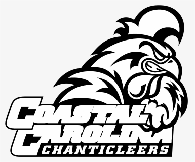 Coastal Carolina Chanticleers Logo Black And White - Coastal Carolina Chanticleers, HD Png Download, Free Download