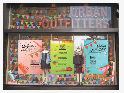 Urban Outfitters Sale Window , Png Download - Posters In Shop Windows, Transparent Png, Free Download