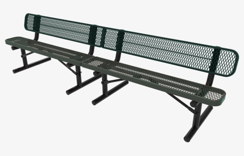 Park Bench With Back - Bench, HD Png Download, Free Download