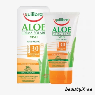 Equilibra Aloe Sun Face Cream Spf 30 75ml - Packaging And Labeling, HD Png Download, Free Download