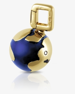 Louis Vuitton Globe Charm Yellow Gold And Diamond - Sphere, HD Png Download, Free Download