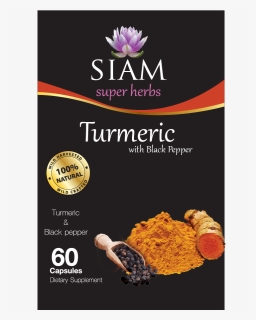Turmeric Root Powder, 60 Capsules - Health, HD Png Download, Free Download