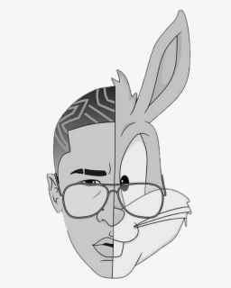 Download Bad Bunny Png Image - Bad Bunny Tongue Out, Transparent ...