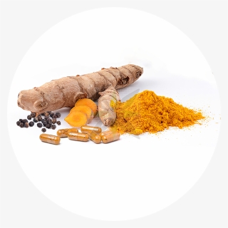 Organic Turmeric With Peperine Caps 600mg - Turmeric Png, Transparent Png, Free Download