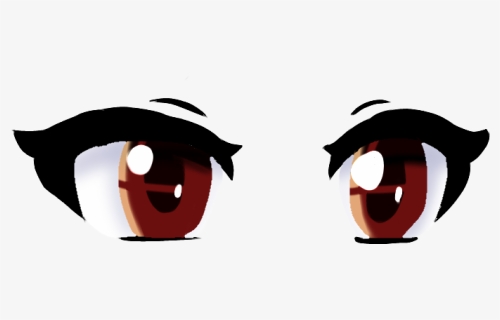 Wow These Look So Creepy 😂 - Gacha Life Eyes Outline, HD Png Download, Free Download