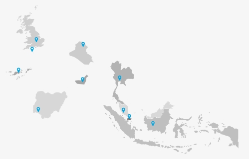 Img Location Map With Pins V2 - East Timor Not Part Of Asean, HD Png Download, Free Download
