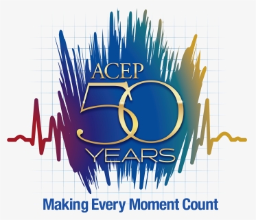 Acep 50 Years , Png Download - Acep 50 Year Logo, Transparent Png, Free Download