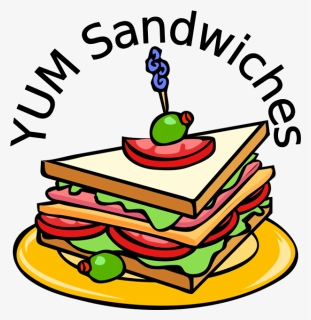 Thick Sandwich Clip Art - Club Sandwich Clipart, HD Png Download, Free Download