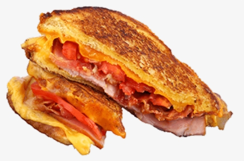 Transparent Grilled Cheese With Bacon, HD Png Download, Free Download