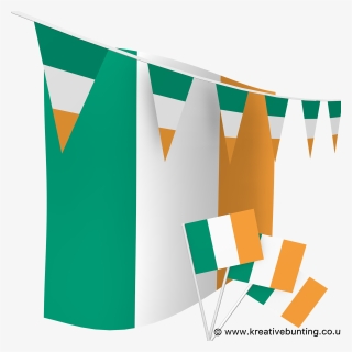 Republic Of Ireland Bunting And Flags Bundle - Flag, HD Png Download, Free Download