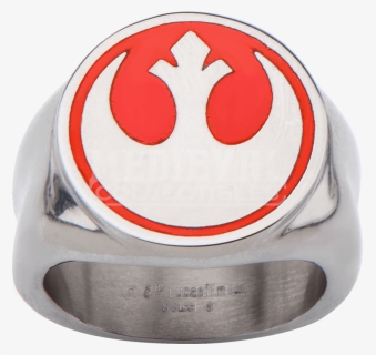 Star Wars Ring Rebel Symbol Red Size 8 , Png Download - Ring, Transparent Png, Free Download