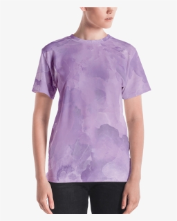 Wisteria Watercolor Women"s T Shirt T Shirt Zazuze - T-shirt, HD Png Download, Free Download