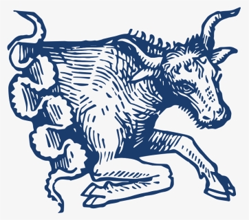 Transparent Taurus Png - Medieval Bull Drawing, Png Download, Free Download