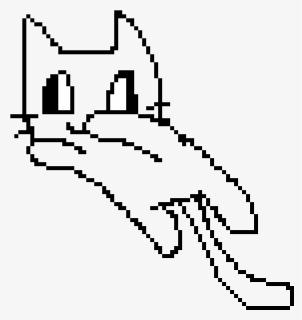 Jumping Cat Base - Line Art, HD Png Download, Free Download