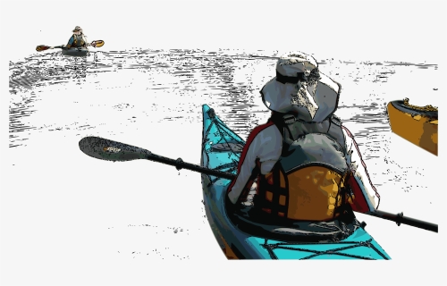 Kayakers Exploring Clip Arts - Clip Art, HD Png Download, Free Download