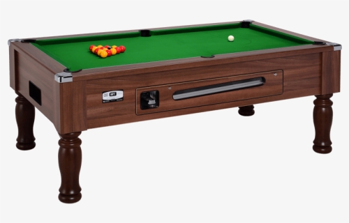 Ascot Coin Operated Pool Table - Billiard Table, HD Png Download, Free Download