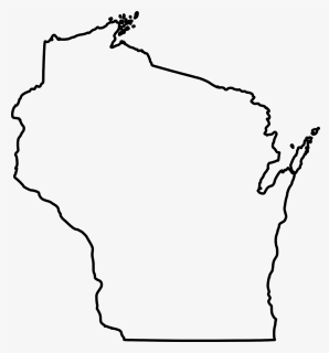 Wisconsin State Outline, HD Png Download, Free Download