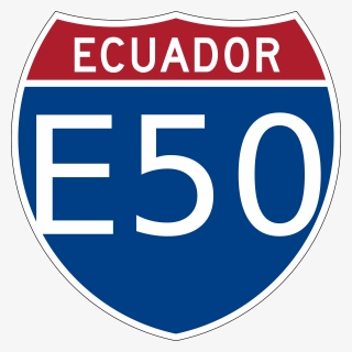 Ecuador Vía Primaria Plantilla - Interstate, HD Png Download, Free Download