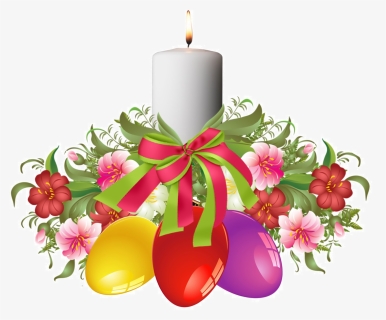 Cut Ornament Day Design Greetings Floral Flowers Clipart - Advent Candle, HD Png Download, Free Download
