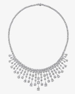 Graff Diamond Necklace Pear, HD Png Download, Free Download